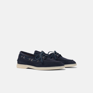 Lia Blue Suede Scarosso: Blue - Suede LIABOAT