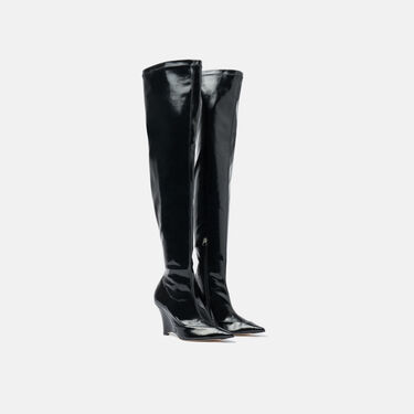 Marta I 黑色漆皮 Scarosso: 黑色 - 合成革 MARTAIBOOT