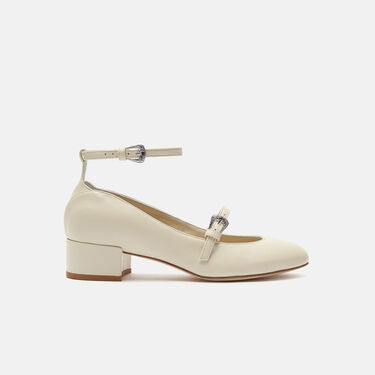 June Blanc Scarosso: Blanc - Veau JUNEPUMP