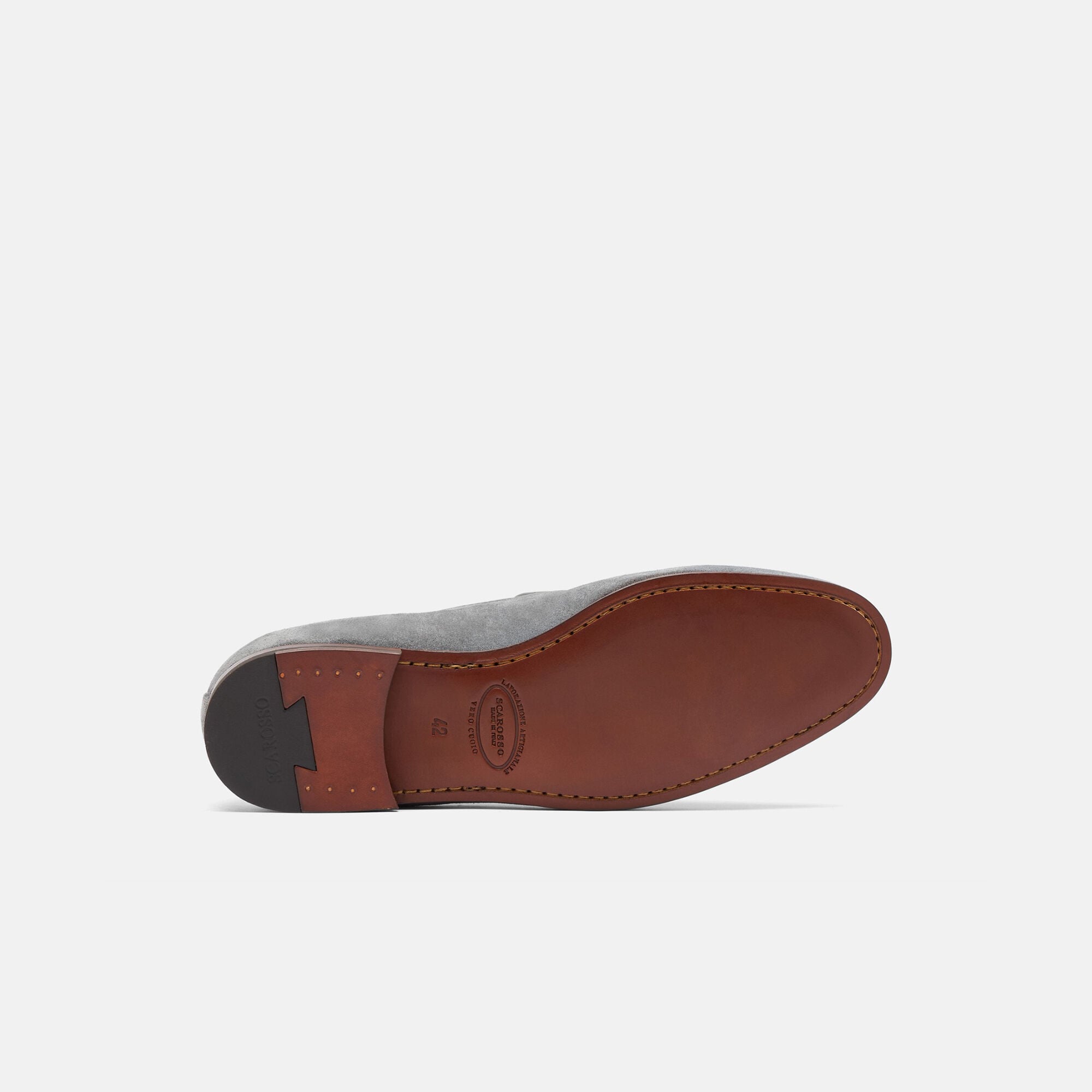 Flavio Grey Suede Scarosso: Grey - Suede Flavio Grey Suede Scarosso: Grey - Suede FLAVIOLOAF