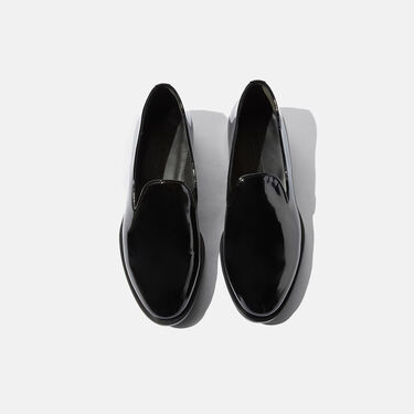 George Black Patent Scarosso: Black patent GEORGESLIP