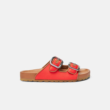 Isa Corail Satin Scarosso: Orange - Satin ISASAND