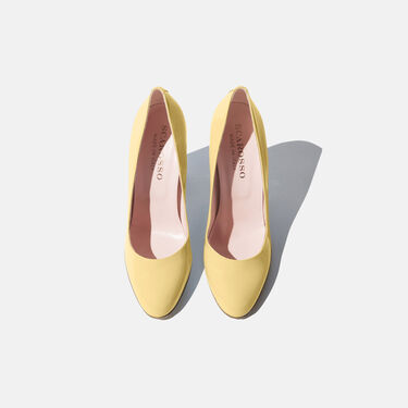 Lavinia Yellow Patent Scarosso: Yellow Patent LAVINIAPUMP