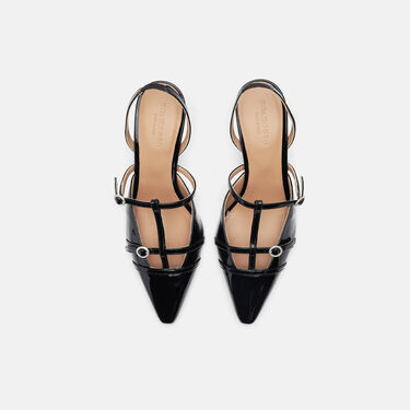 Selena Black Patent Scarosso: Black - Patent SELENAPUMP