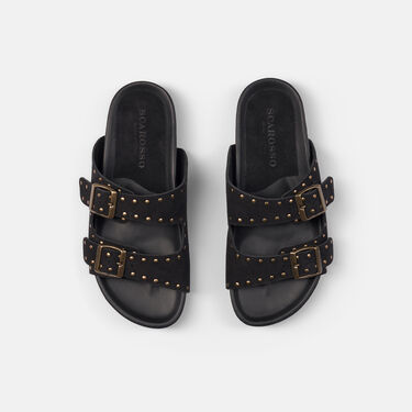 Delilah Black Suede Scarosso: Black - Suede DELILAHSAND