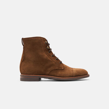 Paolo Snuff Scarosso: Light Brown - Suede PAOLOBOOT