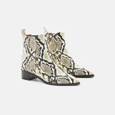 Olivia Pitone Scarosso: Animalier - Vitello stampa pitone OLIVIACHEL