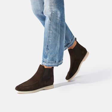 Eugenia Dark Brown Suede Scarosso: Brown - Suede Leather EUGENIACHEL