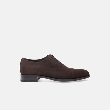 Bacco Scarosso: Dark Brown Suede Bacco Scarosso: Dark Brown Suede BACCOOXFO