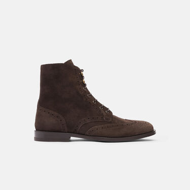 Stefania Brown Suede Scarosso: Brown - suede STEFANIABOOT