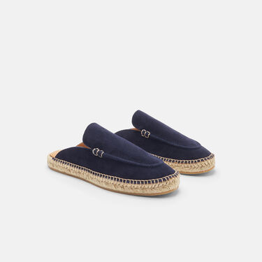 Belen Blau Veloursleder Scarosso: Blau - Veloursleder BELENESPA