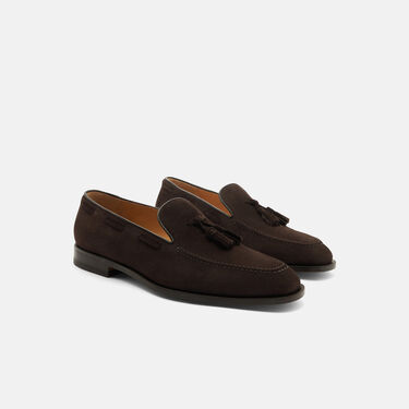 Duccio Ebony Light Suede Scarosso: Dark Brown Suede DUCCIOLOAF