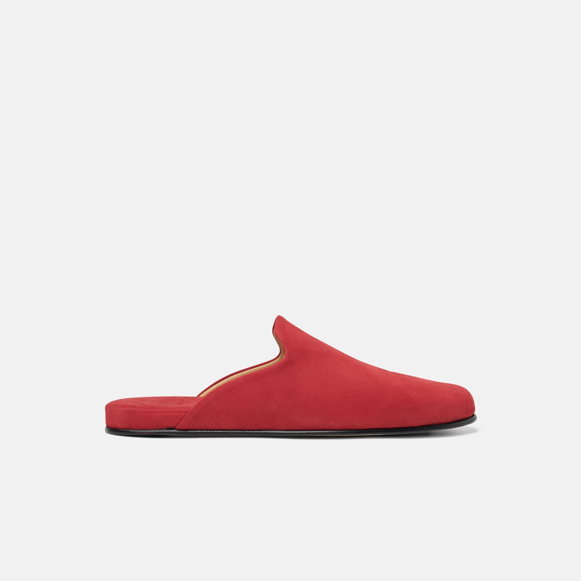 Atlas Travel Slipper Red Nubuck Scarosso: Red - Nubuck ATLASSLIP