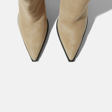 Emily Beige Pony Scarosso: Beige - Pony EMILYBOOT