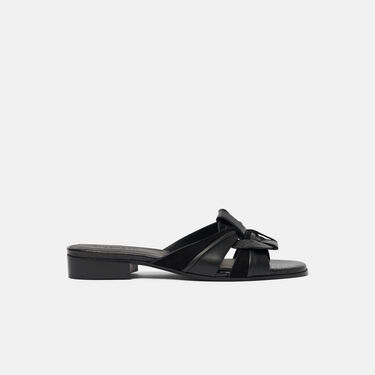 Anna Black Scarosso: Black - Calf ANNASAND