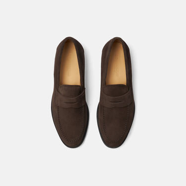 Stefano Dark Brown Scarosso: Dark Brown - Suede STEFANOLOAF