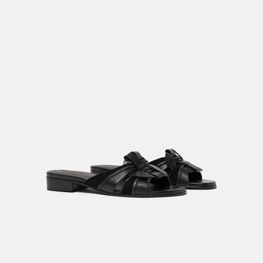 Anna Black Scarosso: Black - Calf ANNASAND