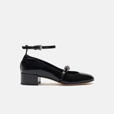 June Schwarz Lackleder Scarosso: Schwarz - Lackleder JUNEPUMP