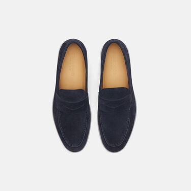 Luciano Blue Suede Scarosso: Blue - Suede LUCIANOLOAF