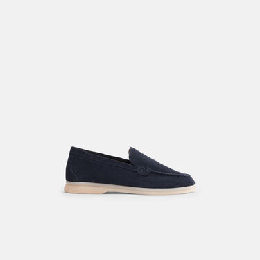 Ludovico Boy Blue Suede Scarosso: Blue - Suede LUDOVICOKLOAF