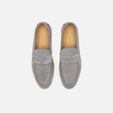 Luciano Grey Suede Scarosso: Grey - Suede LUCIANOLOAF