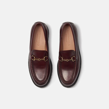 Carlotta Burgundy Scarosso: Burgundy - Calf CARLOTTALOAF