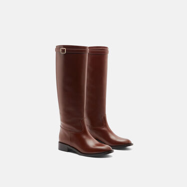 Lauren Cognac Scarosso: Cognac - Calf LAURENBOOT