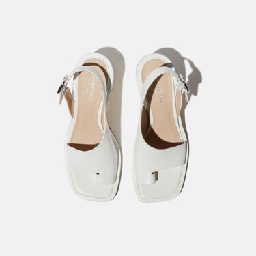 Jill Biancs Scarosso: Bianco - Vitello JILLSAND