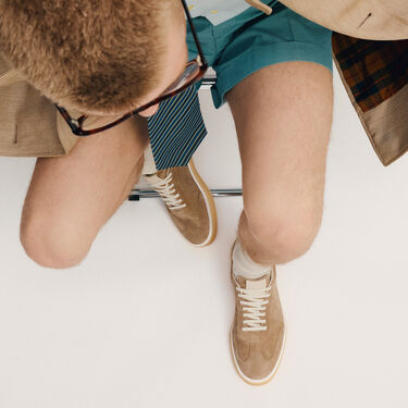 Mattia Taupe Suede Scarosso: Taupe - Suede MATTIASNEA