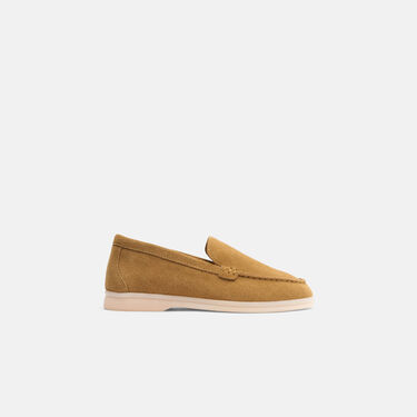 Ludovica Girl Beige Suede Scarosso: Beige - Suede LUDOVICAKLOAF