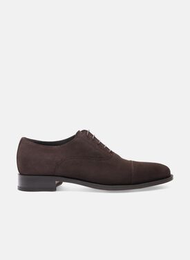 Bacco Scarosso: Dark Brown Suede BACCOOXFO