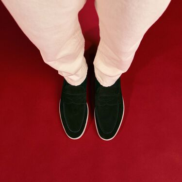 Luciano Black Suede Edit Scarosso: Black Edit - Suede LUCIANOLOAF