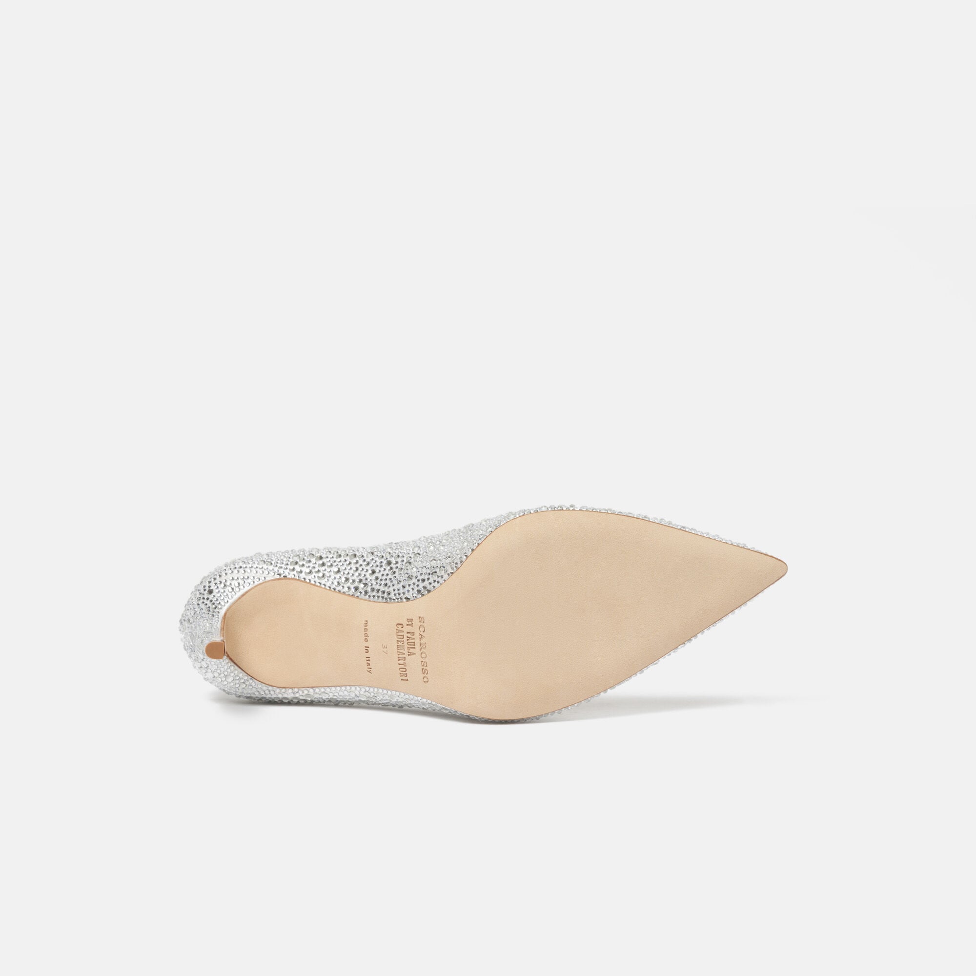 Greta Raso Cristalli Scarosso: Bianco - Seta GRETAPUMP