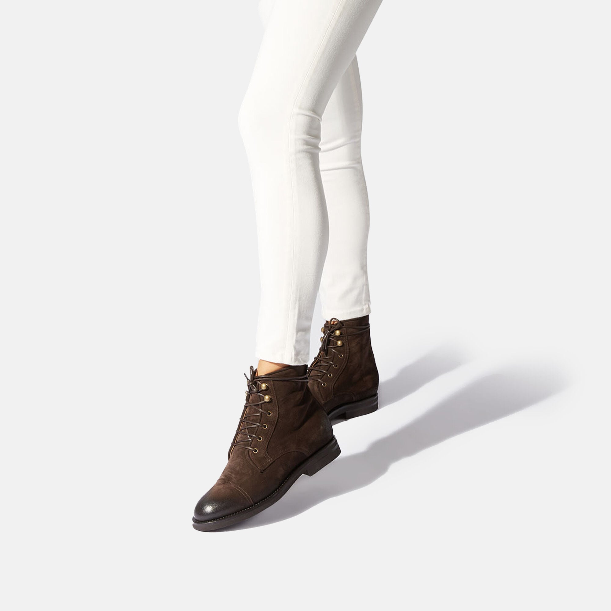 Paola Brown Suede Scarosso: Brown - Suede PAOLABOOT