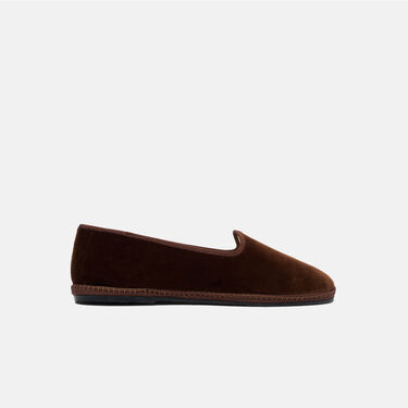 William IV Espresso Scarosso: Brown - Velvet WILLIAMIVSLIP