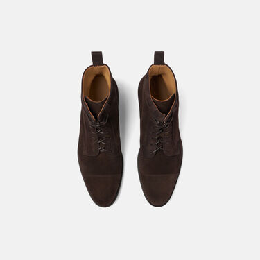 Dante Dark Brown Suede Scarosso: Dark Brown Suede DANTEBOOT