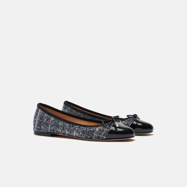 Carla Blue Tweed Scarosso: Blue - Tweed CARLABALL