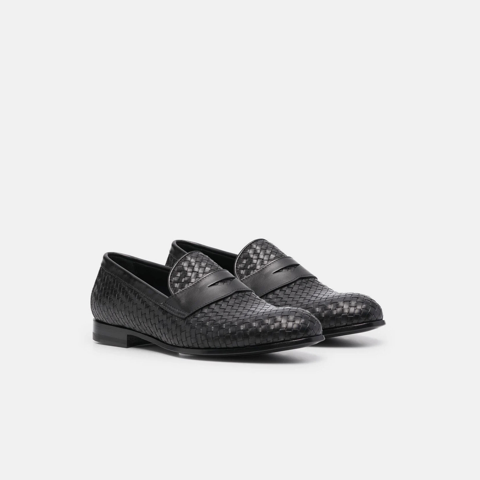 Delfina Black Scarosso: Black - Calf DELFINALOAF