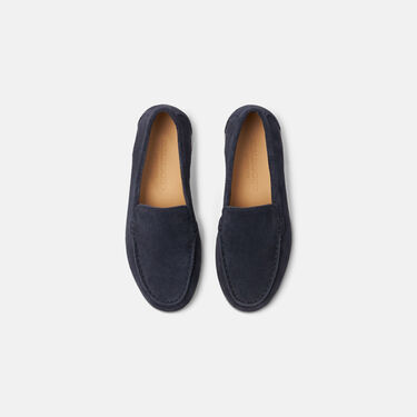 Ludovico Boy Blue Suede Scarosso: Blue - Suede LUDOVICOKLOAF