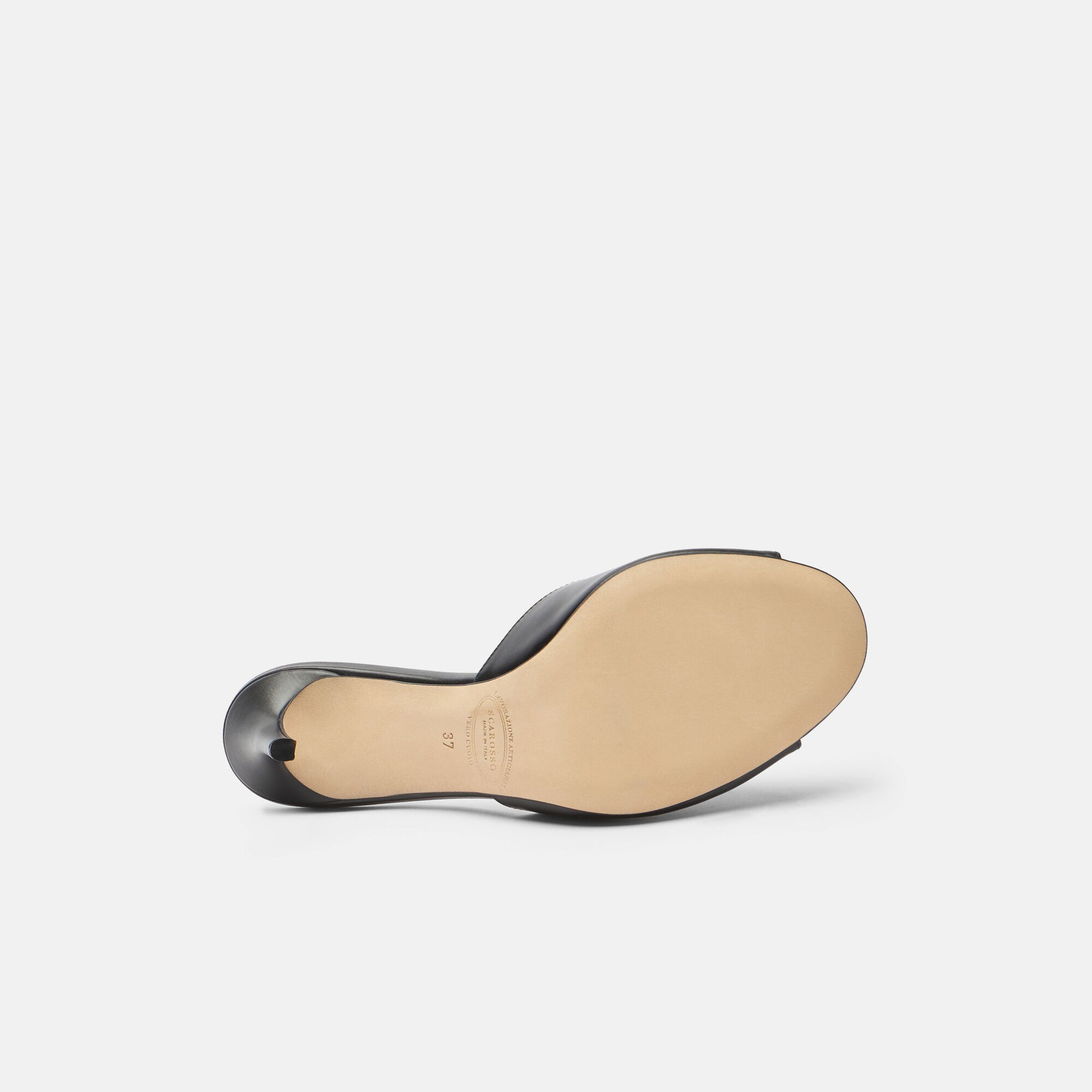 Lohan Black Scarosso: Black - Calf LOHANMULE