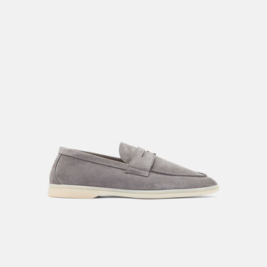 Luciano Grey Suede Scarosso: Grey - Suede LUCIANOLOAF