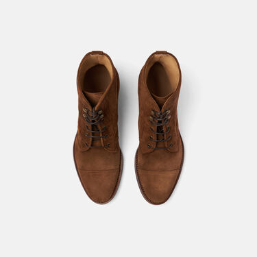 Paolo Snuff Scarosso: Light Brown - Suede PAOLOBOOT