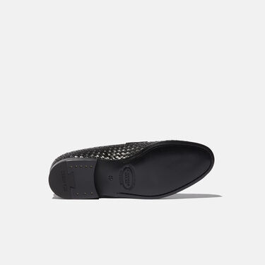 Delfina Black Scarosso: Black - Calf DELFINALOAF