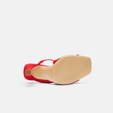 Zoe Red Suede Scarosso: Red - Suede ZOESAND