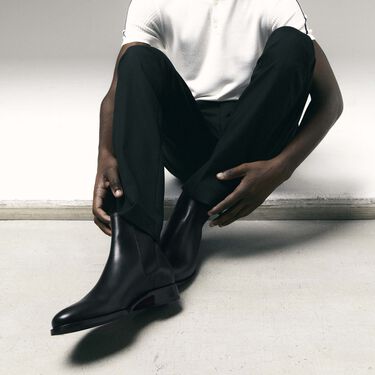 Giacomo Black Scarosso: Black Calf GIACOMOCHEL