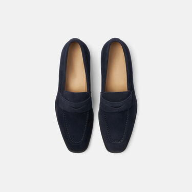 Raimondo Abyss Suede Scarosso: Dark Blue Suede RAIMONDOLOAF