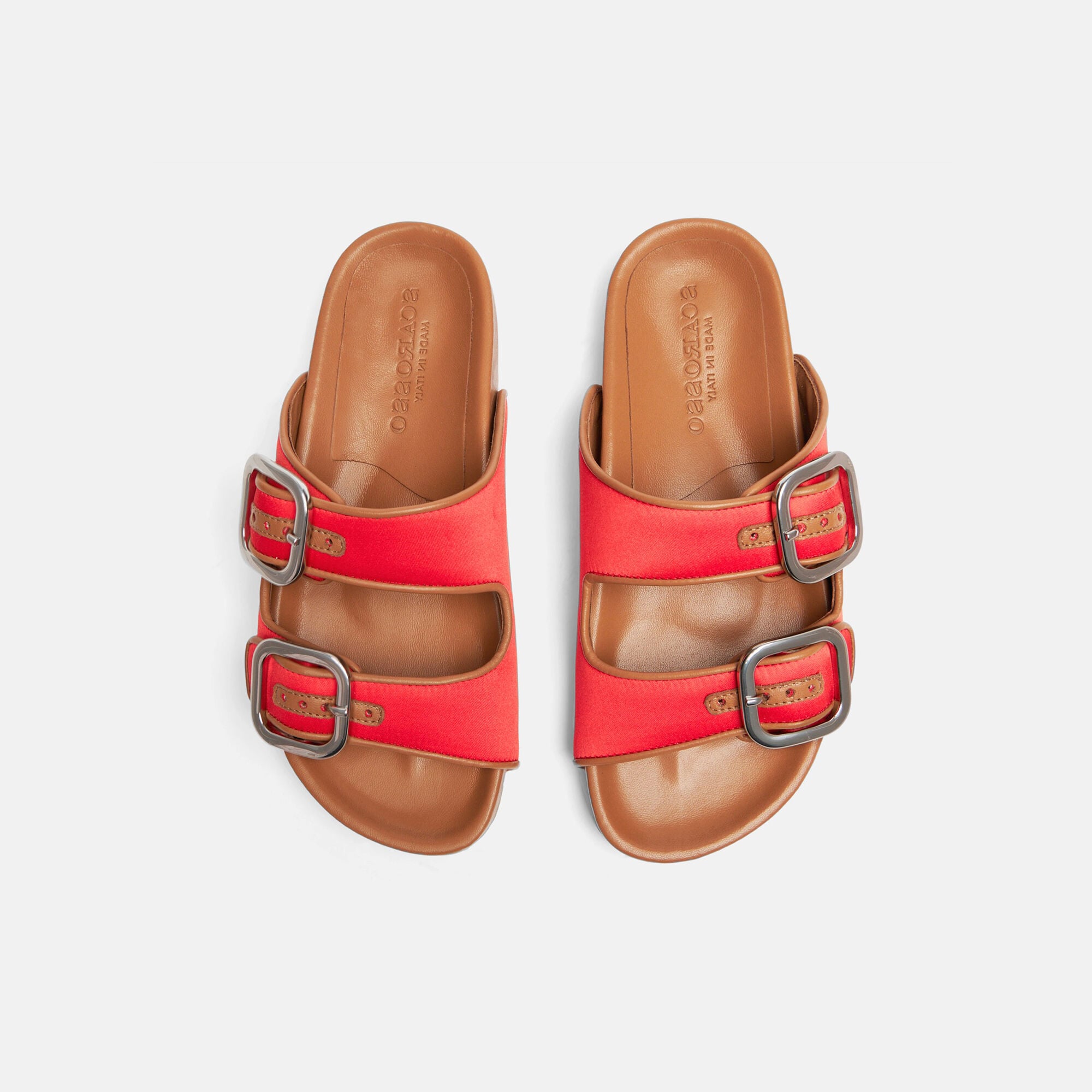 Isa Corail Satin Scarosso: Orange - Satin ISASAND