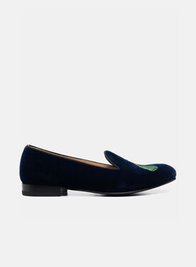Daisy Blue Velvet Scarosso: Blue - Velvet DAISYSLIP