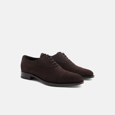 Bacco Scarosso: Dark Brown Suede Bacco Scarosso: Dark Brown Suede BACCOOXFO