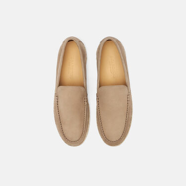 Lino Taupe Nubuck Scarosso: Taupe - Nubuck LINOESPA